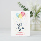 Poetins jubileum briefkaart (Staand voorkant)