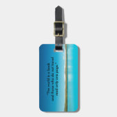 poëtische bagage-ID Bagagelabel (Voorkant verticaal)