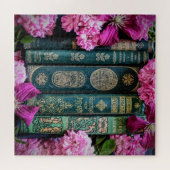 Poëtische boeken en Rozen Legpuzzel (Horizontaal)