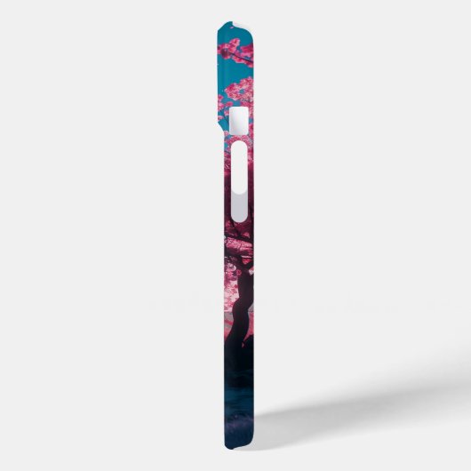 Poëtische kersenbloesem in de nacht Case-Mate iPhone case (Achterkant / Links)