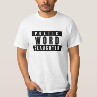 POETISCHE WOORDSLACHTING T-SHIRT