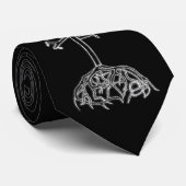 Poetry is Alive Black Stropdas (Opgerold)