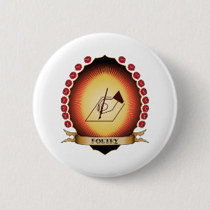 Poetry Mandorla Ronde Button 5,7 Cm