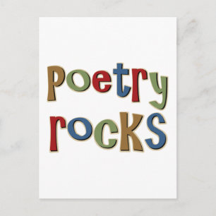 Poetry Rocks Briefkaart