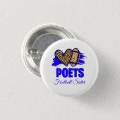 Poets Football Button - (Voorkant /achterkant)