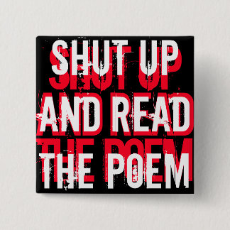 POETS IN DISTRESS SHUUUP BUTTON