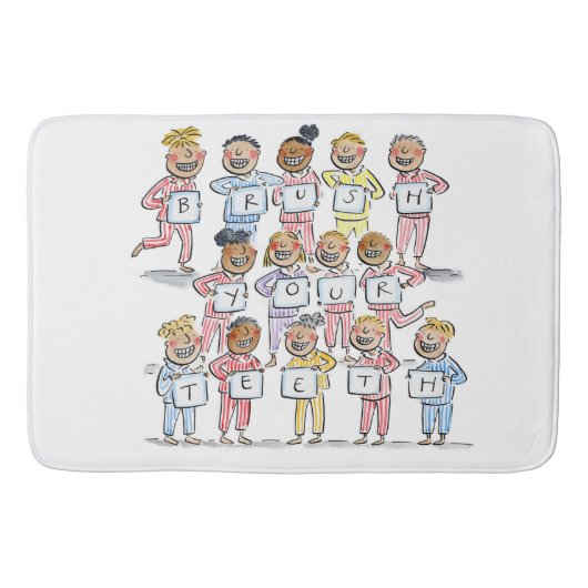 Poets je tanden badmat (Voorkant)
