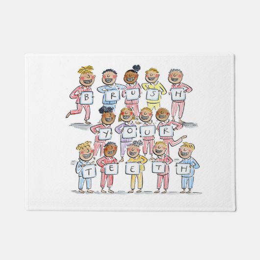 Poets je tanden deurmat (Voorkant)