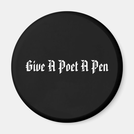 Poet's Pen Magnet Magneet (Voorkant)