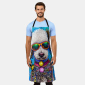 Poetsen in stijl schort (Gedragen)