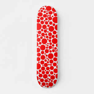 Poettering - Rood op wit Skateboard