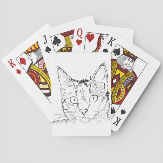 Poezenkat Speelkaarten (Achterkant)