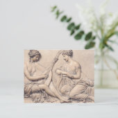 Poëzie en muziek briefkaart (Staand voorkant)