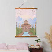 Poëzie in marmer hangend wandkleed (Slaapkamer)