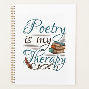 Poëzie is mijn schrijfster van de therapiedichter planner