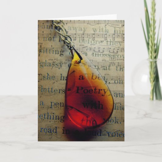Poëzie Kaart (Voorkant)