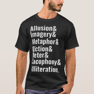 poëzie literaire apparaten literatuur woorden cita t-shirt