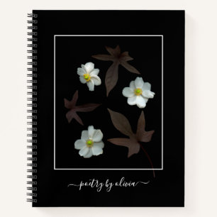 Poëzie onder de naam Witte bloemen Donkere bladere Notitieboek