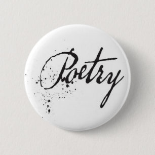 Poëzie Ronde Button 5,7 Cm