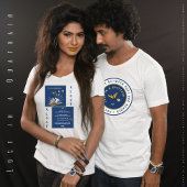 Poëzie T-Shirt - Verloren in een kwatrijn door Adi