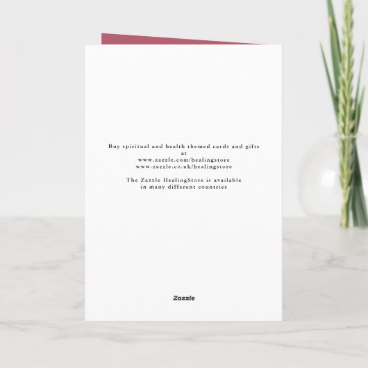 Poëziekaart - Emotionele Genezing - Kaart om Ruimt (Achterkant)