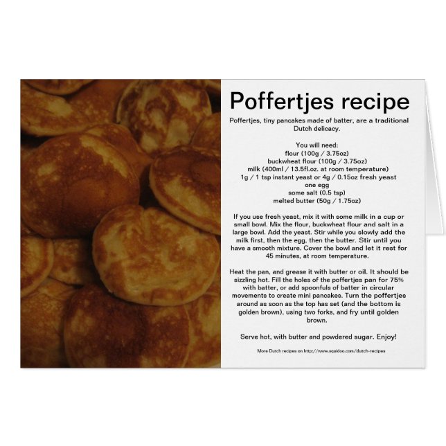 Poffertjes (Voorkant Horizontaal)