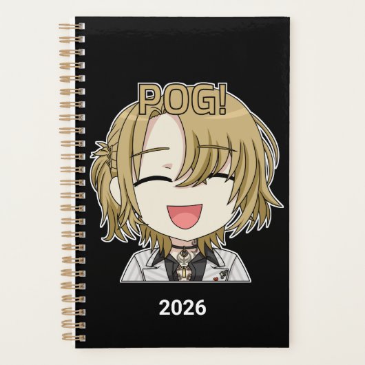 Pog! Chibi Planner 2026 - Luca Kaneshiro Fanart (Devant)