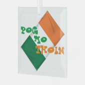 POG MO THOIN Glass Ornament (Voorkant links)