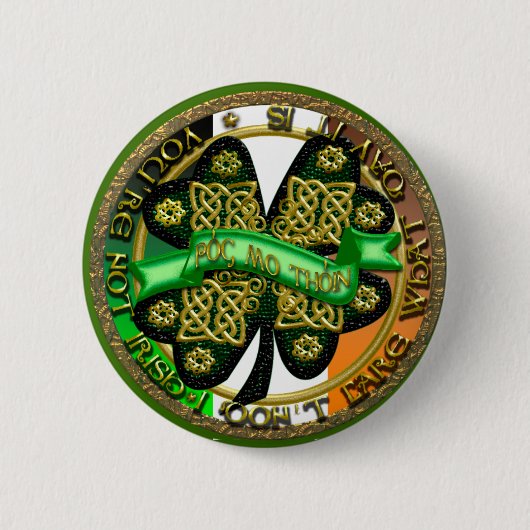 pog mo thoin ronde button 5,7 cm (Voorkant)