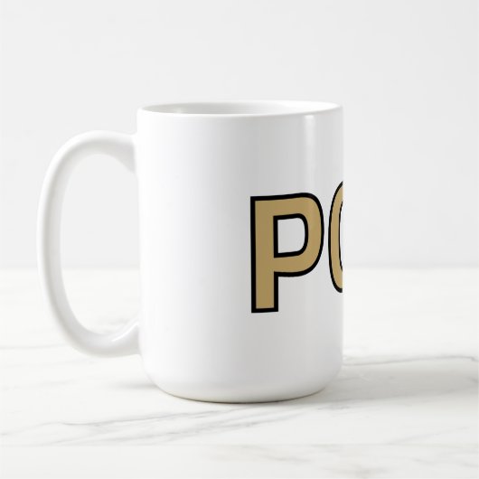 Pog! Text Mug - Luca Kaneshiro Fanart (Gauche)