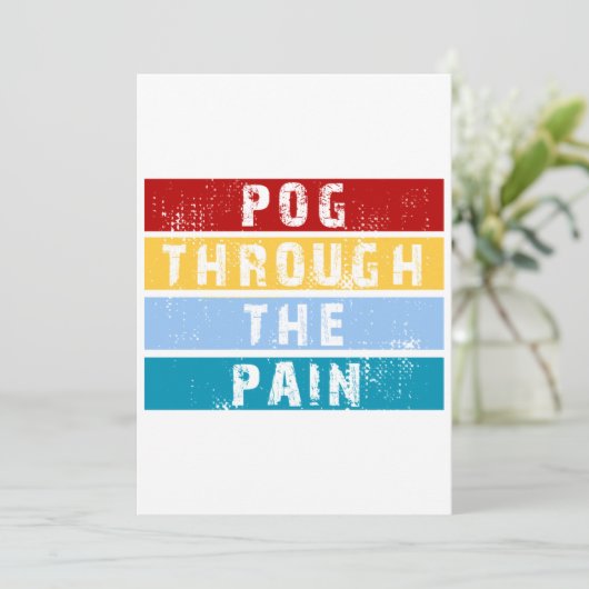 Pog Through Kaart (Staand voorkant)