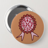 Poging - Grappig Motiverend Ontwerp Ronde Button 4,0 Cm (Voorkant /achterkant)