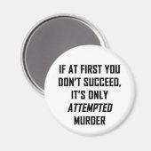 Poging tot moord magneet (Voorkant / Achterkant)