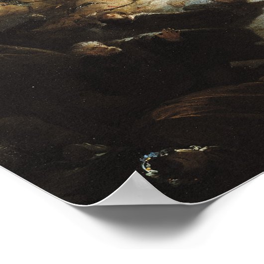 Poging tot moord op keizer Napoleon Poster (Hoek)