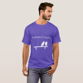 Poging tot moord Wit ontwerp cadeau T-shirt (Voorkant volledig)