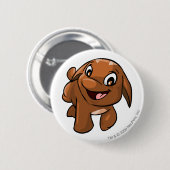 Pogle Brown Ronde Button 5,7 Cm (Voorkant /achterkant)