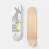 Pogo-Stick Kangaroo Skateboard Deck (Recto)