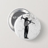 Pogo Warrior Button (Voorkant /achterkant)