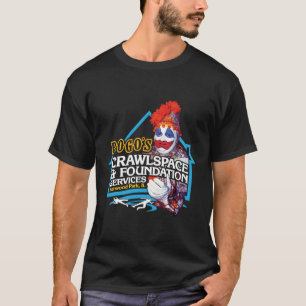 Pogo's Crawlspace Foundation Enge Serie Er Clown T-shirt