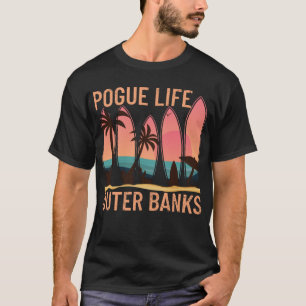 Pogue Life Buiten banken Zonnesurfen op strand T-shirt