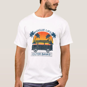 Pogue Life Buitenste banken Retro  Sunny T-shirt