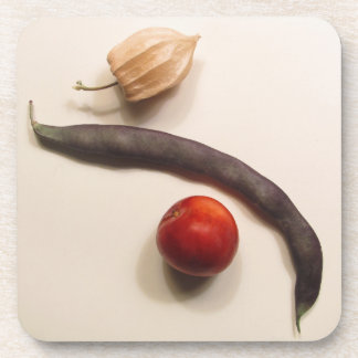 poha , bonen en pruimen drankjes onderzetter