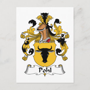 Pohl Family Crest Briefkaart