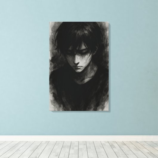 Poids du silence - toile de réflexion encrée (Insitu (Plancher de Bois))