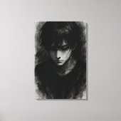 Poids du silence - toile de réflexion encrée (Recto)