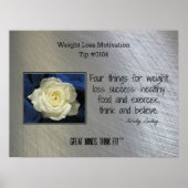 Poids Motivation Poster Tip #0104 (Devant)
