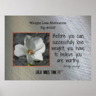 Poids Motivation Poster Tip #0107