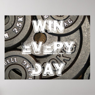 Poids motivationnel Poster de levage et de formati