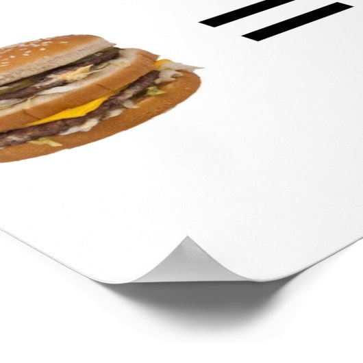 Poids perdu poster Restauration rapide Alimentatio (Coin)