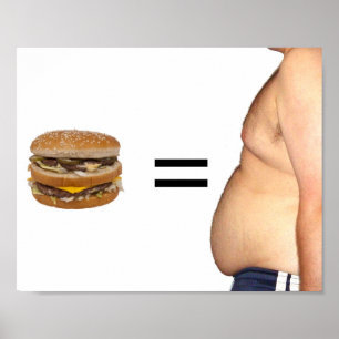 Poids perdu poster Restauration rapide Alimentatio